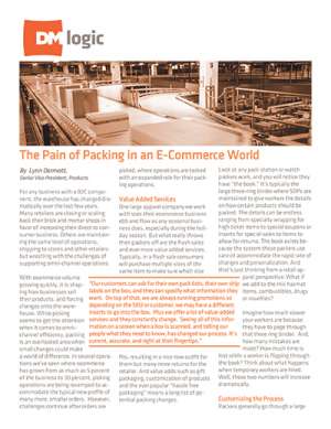 Personalizing the WMS to create efficiencies in your operation